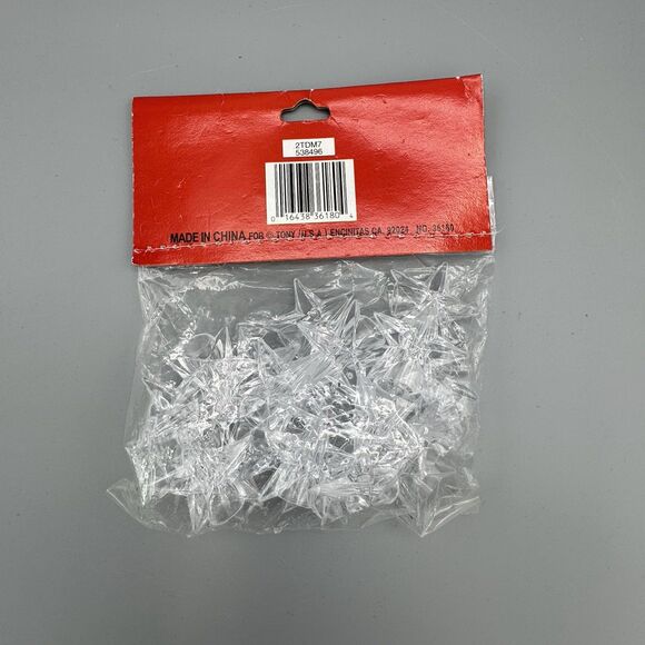 Vintage 20 Snap On Star Light Covers Wreath Miniature Lite Set Trees Seasonal - Picture 3 of 3